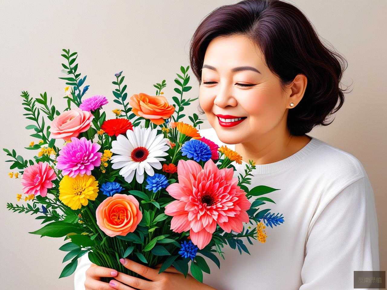 2025年生日送母亲什么花