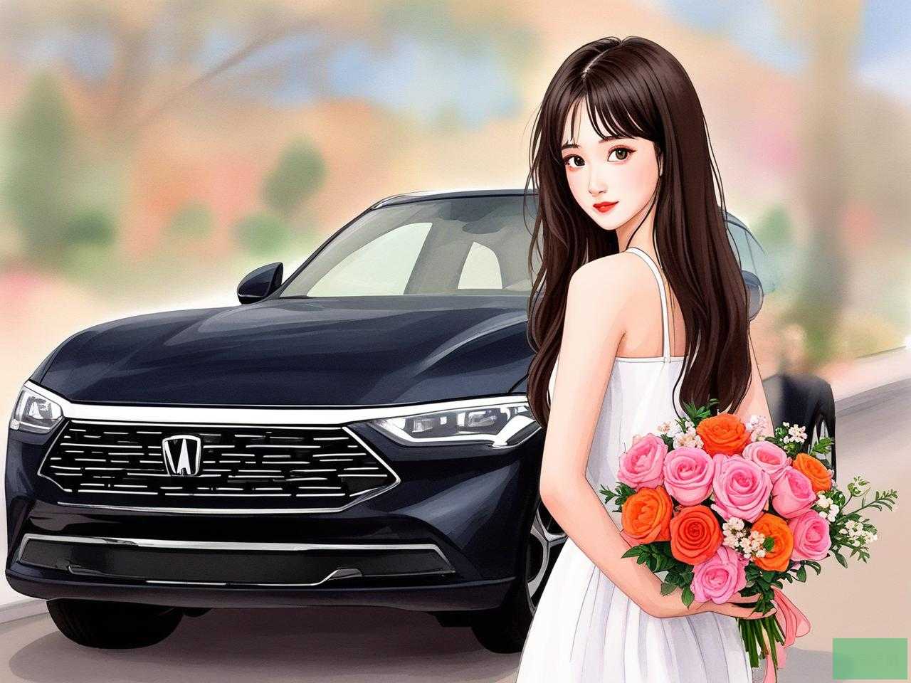 2025年女生提车送什么花