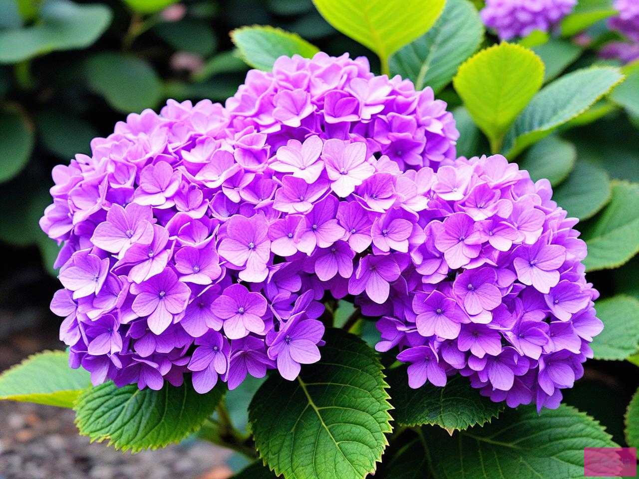 2025年淡紫色绣球花花语