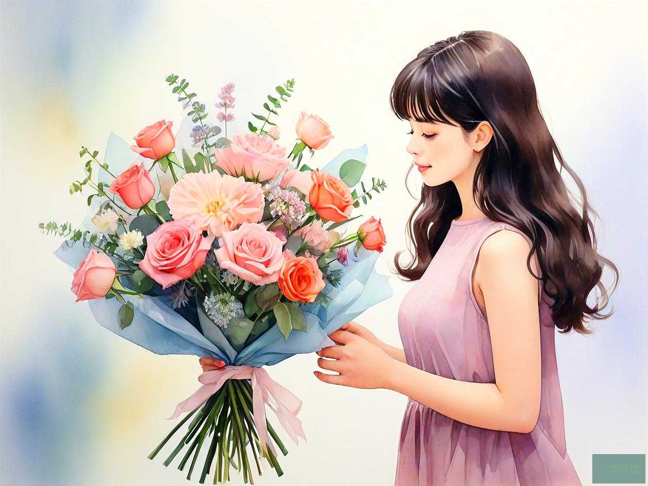 见女朋友应该送什么花