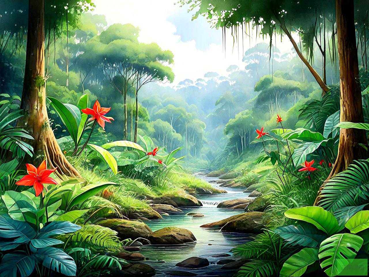 热带雨林植被景观特点