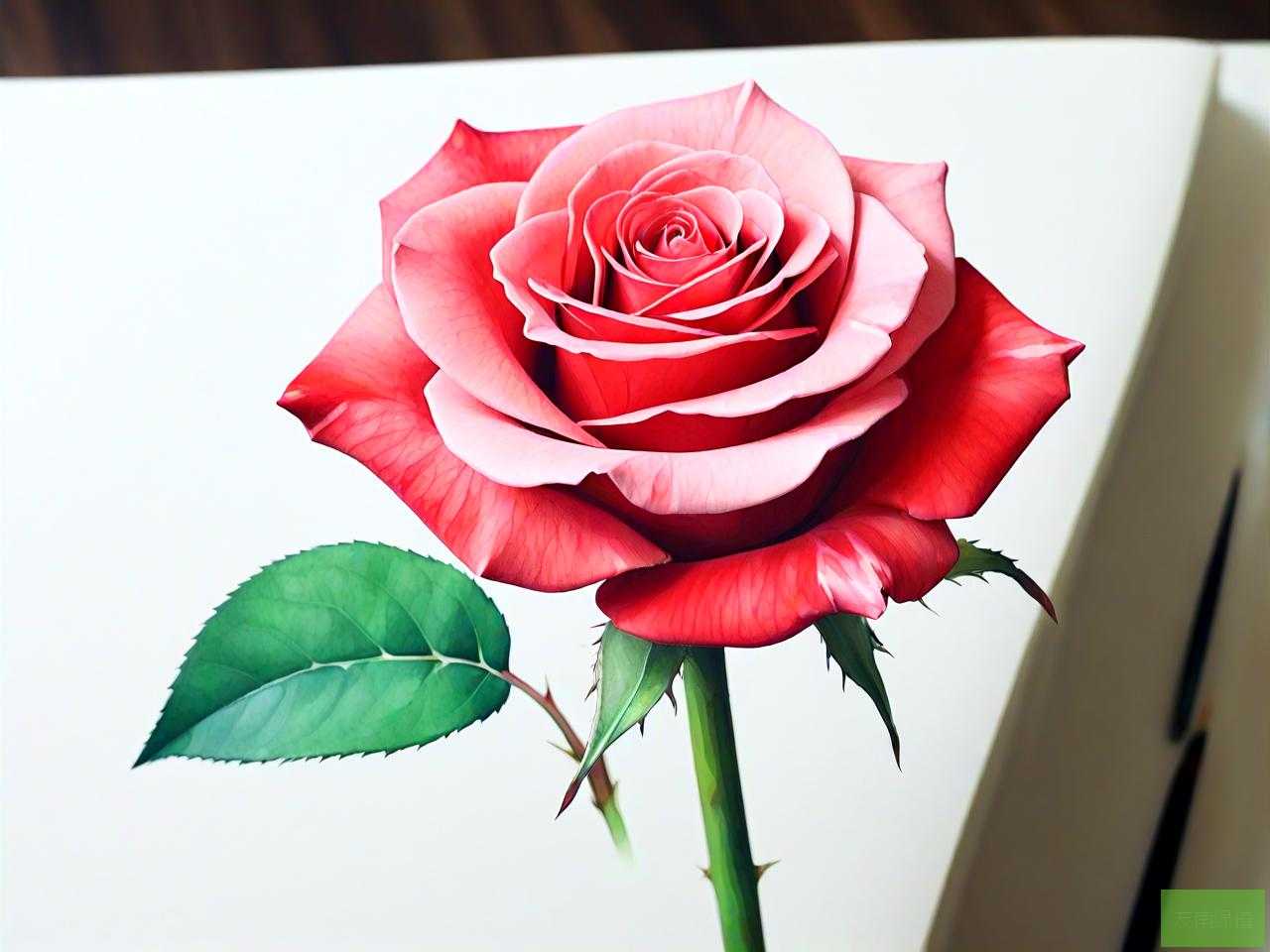 简单漂亮的玫瑰花折法