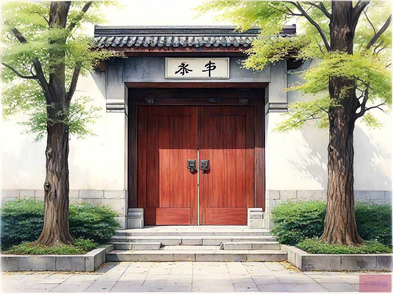 厂门口种什么树风水好