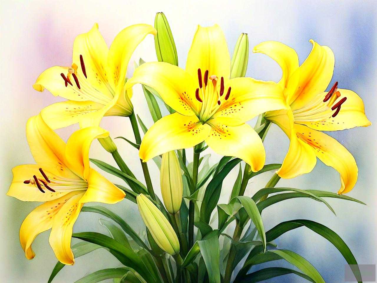 黄百合花的寓意及象征