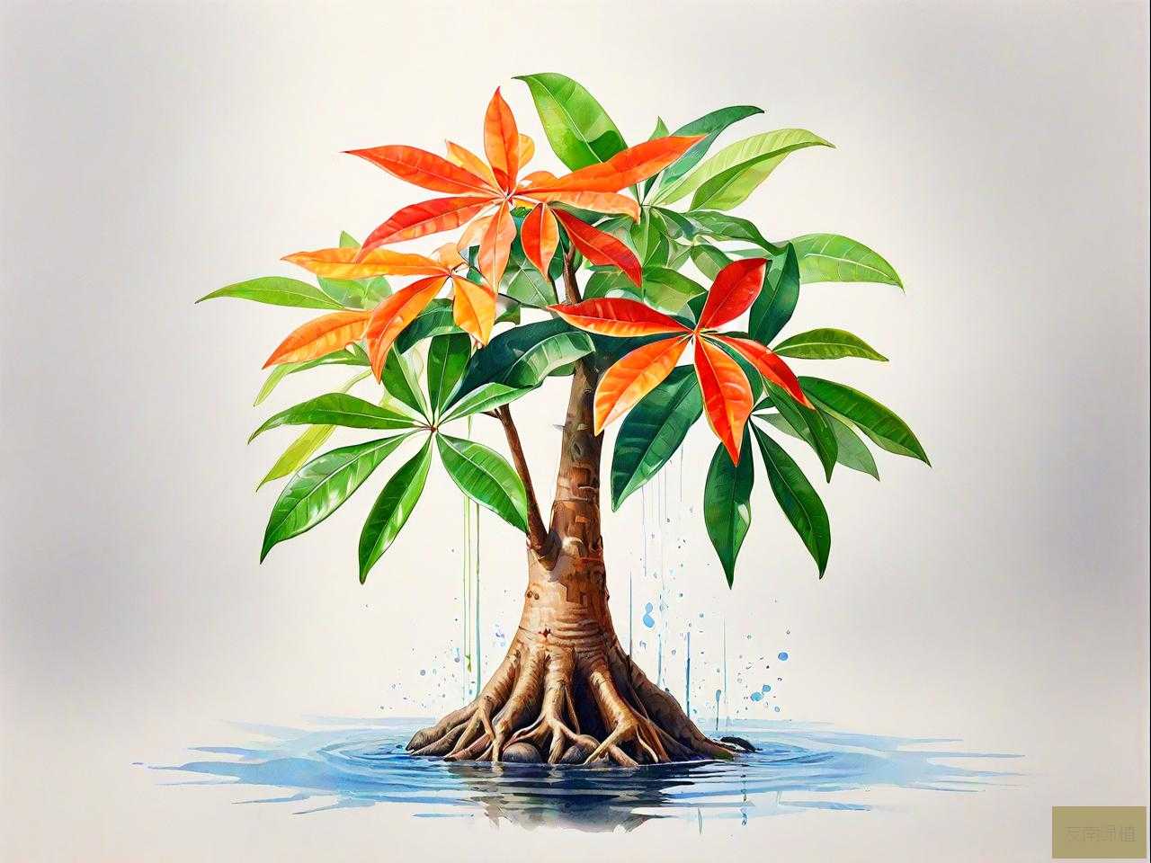 发财树放在水里怎么养