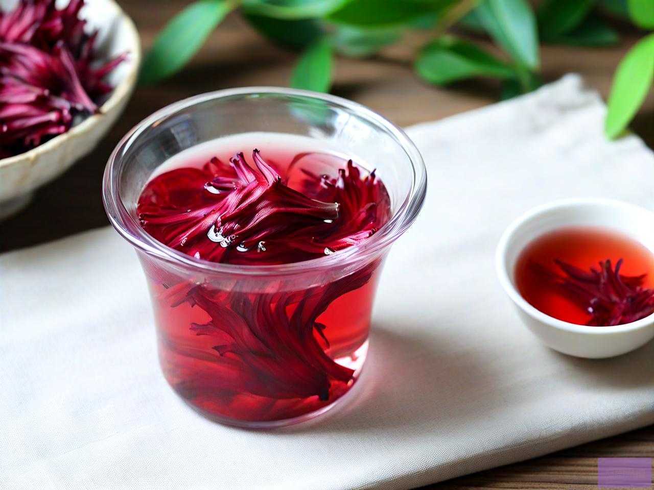 洛神花泡水是什么颜色