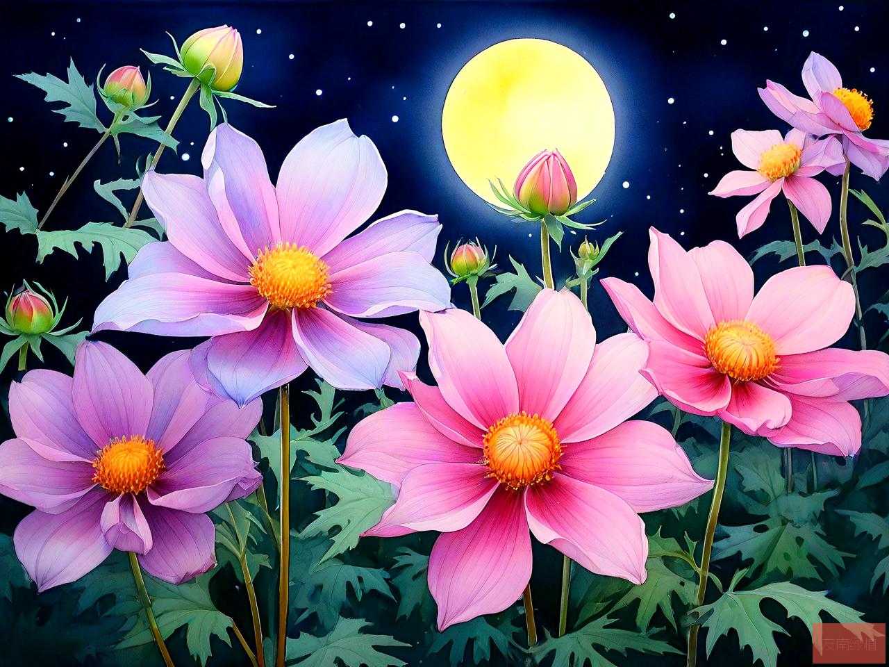 在夜间开花的有什么花
