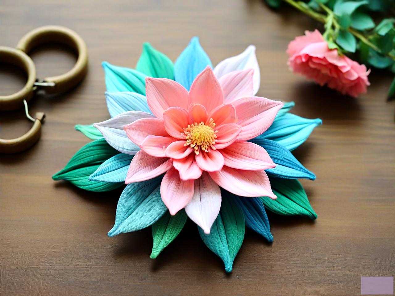 手工丝绸花朵制作方法