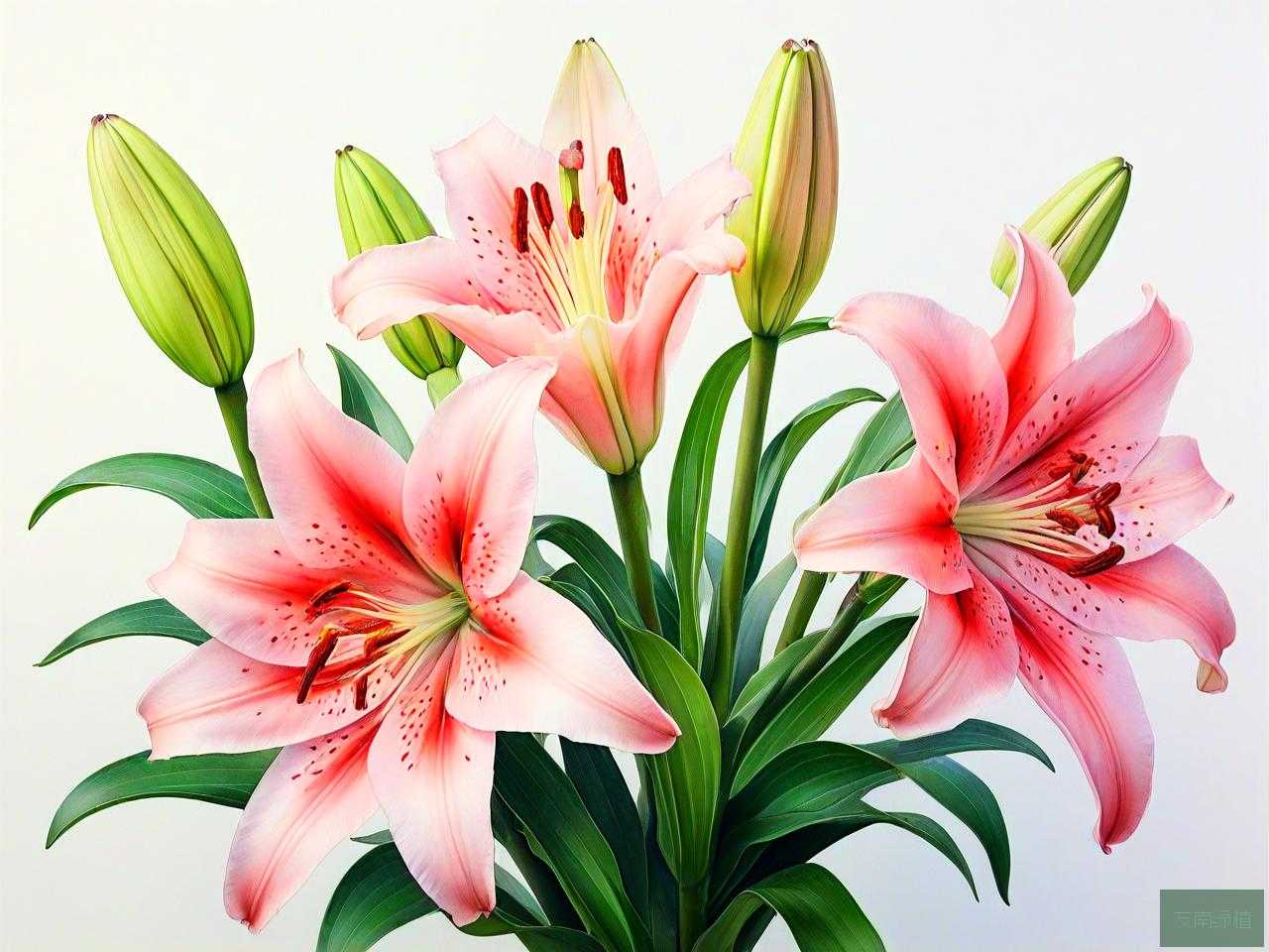 百合花花骨朵多久开花