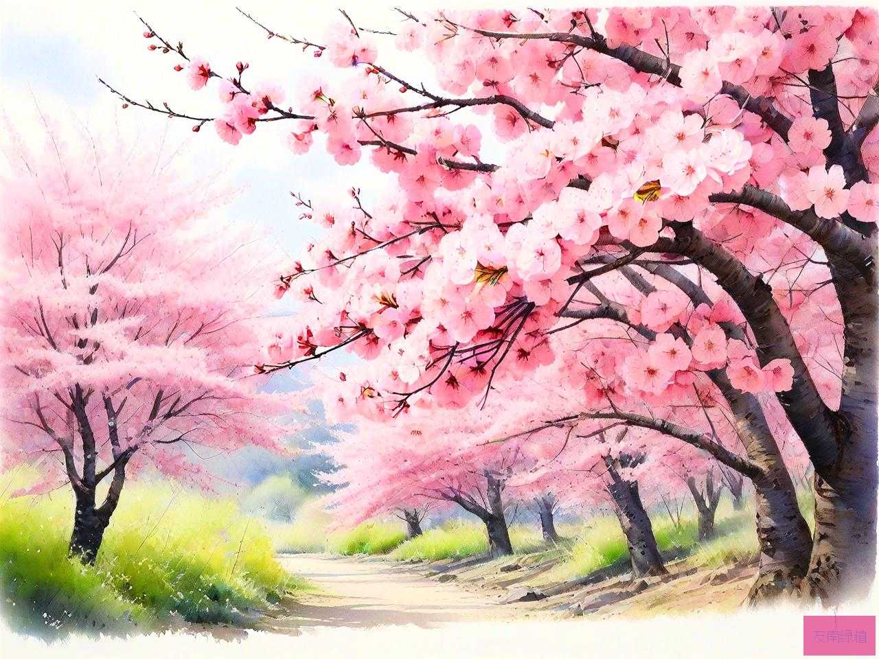 日本晚樱和早樱的花期