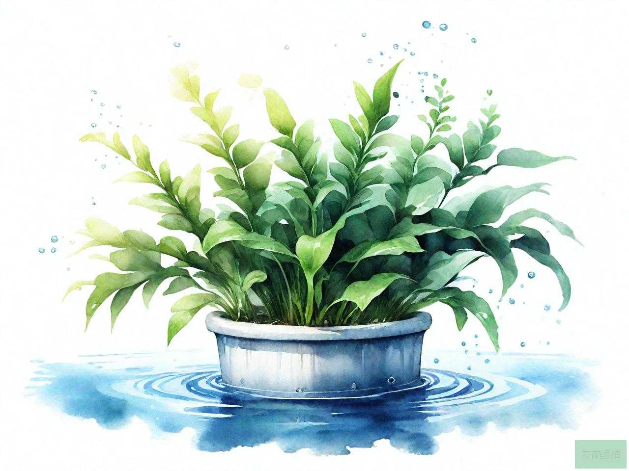 水中盆栽植物